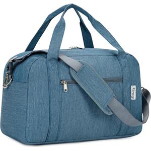 Narwey Borsa da Viaggio 40x20x25 Ryanair Bagaglio a Mano Cabina Aereo Borsone da Viaggio Pieghevole Borsa Palestra Borsa Weekend (Blu Navy)