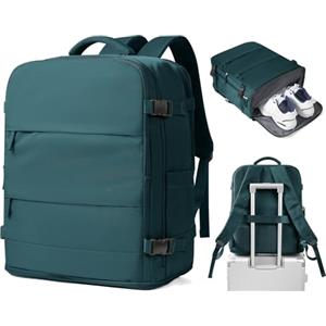 SZSYCN Zaino da Viaggio con Sottovuoto Ryanair 40x30x20 Wizzair Borse da Cabina per Ryanair 40x20x25 Bagaglio a Mano Sottovuoto con pompa,Zaino Casual per Laptop