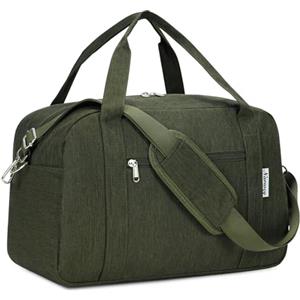 Narwey Borsa da Viaggio 40x20x25 Ryanair Bagaglio a Mano Cabina Aereo Borsone da Viaggio Pieghevole Borsa Palestra Borsa Weekend (Verde Militare)