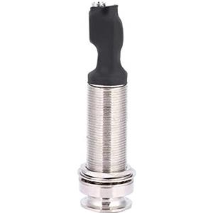 Eujgoov Endpin Jack Uscita 6,35 Mm Ingresso 2,5 Mm Asta Pickup per Chitarra Acustica Uscita Stereo Integrata, Ingresso Audio per Rimontaggio, Riparazione