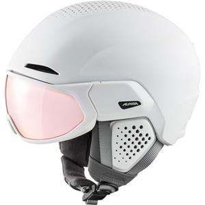 ALPINA Unisex - Adulti, ORO QV MIPS Casco da sci, white matt, 51-55 cm