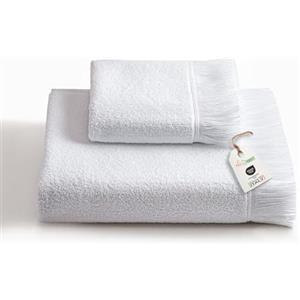 nice homeit Set Asciugamani Bagno Viso e Bidet in Morbida Monospugna 100% Cotone - Made in Italy - 1 asciugamano viso (60x100 cm) + 1 asciugamano bidet/ospite (40x60 cm).