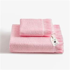 nice homeit Set Asciugamani Bagno Viso e Bidet in Morbida Monospugna 100% Cotone - Made in Italy - 1 asciugamano viso (60x100 cm) + 1 asciugamano bidet/ospite (40x60 cm).