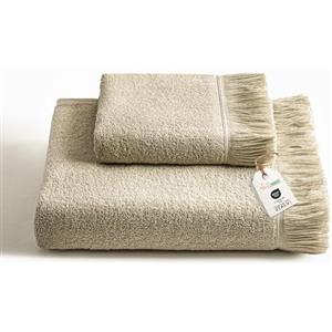 nice homeit Set Asciugamani Bagno Viso e Bidet in Morbida Monospugna 100% Cotone - Made in Italy - 1 asciugamano viso (60x100 cm) + 1 asciugamano bidet/ospite (40x60 cm).