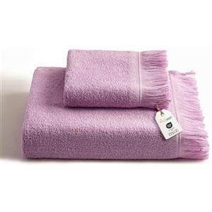 nice homeit Set Asciugamani Bagno Viso e Bidet in Morbida Monospugna 100% Cotone - Made in Italy - 1 asciugamano viso (60x100 cm) + 1 asciugamano bidet/ospite (40x60 cm).