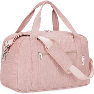 Narwey Borsa da Viaggio 40x20x25 Ryanair Bagaglio a Mano Cabina Aereo Borsone da Viaggio Pieghevole Borsa Palestra Borsa Weekend (Rosa)