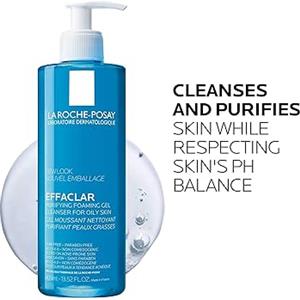La roche posay-phas (l'oreal) Effaclar La Roche-posay Gel Detergente Anti-imperfezioni 400 Ml - Pulizia Profonda Per Pelle Grassa E Sensibile