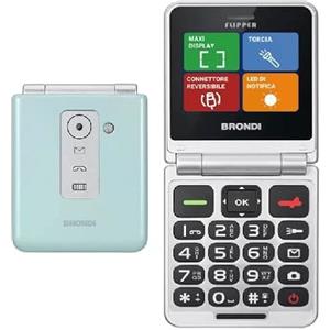 BRONDI Flipper - TELEFONO CELLULARE SENIOR Verde