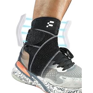 Fitomo Tutore Caviglia per Fascite Plantare, Tendine d'Achille, Cavigliera Ortopedica per Distorsione con Stabilizzatore Laterale e Cinghia di Compressione Forte, Cavigliera Sportiva Compressiva