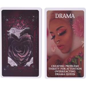 gifyym Mazzo Di Tarocchi - 78 Fogli Mazzo Di Tarocchi Gioco Di Lettura Del Futuro Con Scatola Per Principianti E Giocatori Professionisti | Imparare Tarot Deck Di Lettura Facile E Veloce