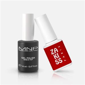 Mesauda Milano Gel Polish Base&Top per Semipermanente 14ml + Omaggio Smalto Semipermanente da 10ml