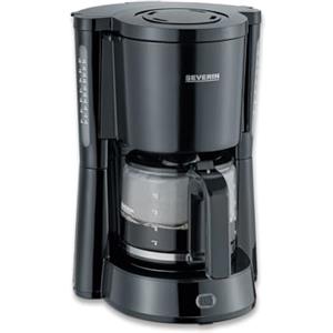 Severin Macchina per caffè con filtro macinato, 10 tazze, con tanica in vetro, colore: Nero ASIN:‏ B07ND8BD3KVisualizza su Amazon