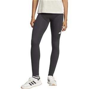 ADIDAS Leggings Donna Essentials Big Logo in Cotone Elasticizzato, Vita Alta, Vestibilità Attillata