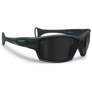 B89 Occhiali Sportivi Polarizzati Antiriflesso Antivento Antiurto per Sci Trekking Beach Volley Watersports Kitesurf Pesca Ciclismo mod. CA Galleggianti (Bianco/Blu - Lente Specchiata Blu)