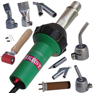 HKBST 220 V 1600 W Saldatore di plastica di raffreddamento automatico intelligente, pistola ad aria calda per TPO/PVC tetto a strato singolo, tela cerata e striscioni che saldano pistola termica