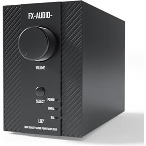 KGUSS FX-Audio- L07 Stereo Audio Amplificatore 200W x2 MA5332MS 2 Canali Classe D Power Amplificatore Bridgeable BTL 400W Hi-Fi Fully Balanced Amplificatore per altoparlante passivo Bookshelf desktop Home