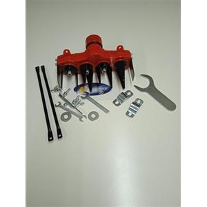 KCLEVELAND Fresa Zappa Zappetta Rotante diserbo Coltivatore per Decespugliatore a scoppio