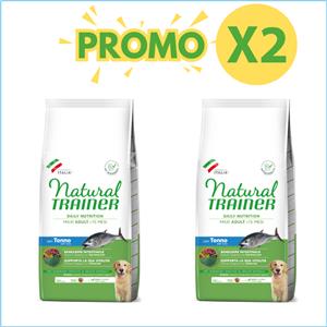 Trainer Natural Adult Maxi con Tonno e Riso - Alimento Completo per Cani Adulti di Taglia Grande - 12kg