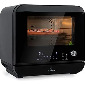 Klarstein Friggitrice ad aria compatta da 2450 W, friggitrici ad aria calda a riscaldamento rapido per cucine, friggitrice ad aria sottile e grande da 18 litri con funzione di mantenimento in caldo