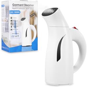 Zaxiva Ferro da Stiro per Vestiti 700W, Ferro da Stiro a Vapore Portatile per Indumenti, Serbatoio Dell'acqua da 240 ml, Riscaldamento Rapido, Leggero, Stiratrice Verticale Manuale per Viaggi e Casa