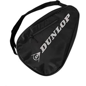 Dunlop Sports Dunlop Padel Small Paletero - Borsa da Padel per 2 Racchette, Fodera Termica contro il Calore, Tasca Esterna per Accessori, Tracolla Regolabile, Robusta e Compatta, Nera