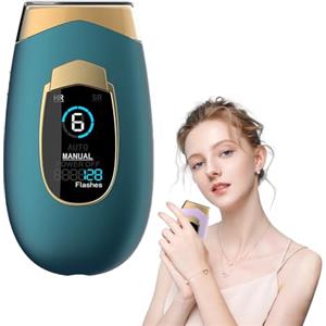 Uuxkgu Lumina Lumisilk,lumisilk Lumina Luce Pulsata,Protettivo Epilatore Luce Pulsata,Lumisilk Epilatore Luce Pulsata 2 In 1, 2 In 1 Laser Epilatore Per Braccio,Bikini,Corpo-green