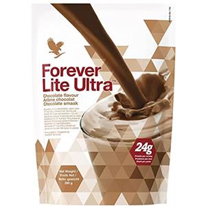 Forever Living Products Forever Lite Ultra Chocolate 390 g, senza glutine, adatto ai vegetariani, 24 g di proteine per porzione