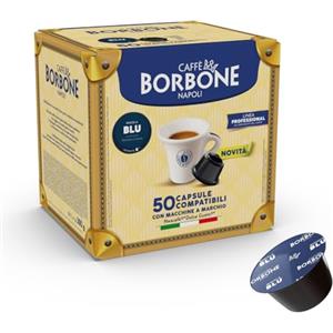 Caffè Borbone Miscela Blu - 50 capsule - Compatibili con le Macchine Nescafè®* Dolce Gusto®*