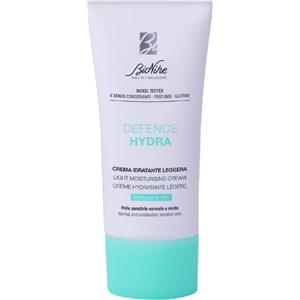 BioNike Defence Hydra Crema Idratante Leggera 50ml - Idratazione Immediata con Acido Ialuronico e Burro di Karitè