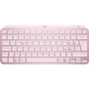 Logitech MX Keys Mini Tastiera Wireless Retroilluminata Compatta Rosa Metallo