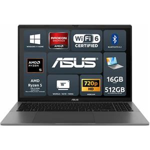 ASUS Vivobook S 16 - Notebook con AMD Ryzen 5, 16GB RAM, 512GB SSD, Display IPS WUXGA e Windows 11