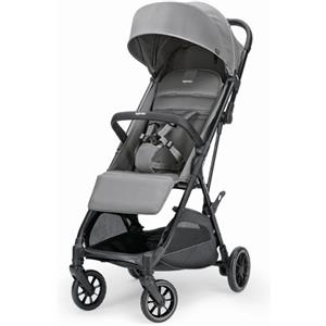 Inglesina Now Passeggino a 4 Ruote Compatto Ultraleggero con Schienale Reclinabile - Snap Grey