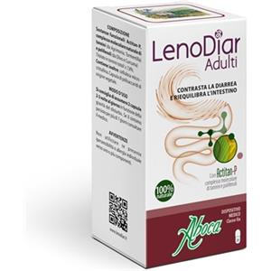 Aboca Lenodiar Adulti - 20 Capsule 500 mg per il Trattamento della Diarrea Acuta e Cronica