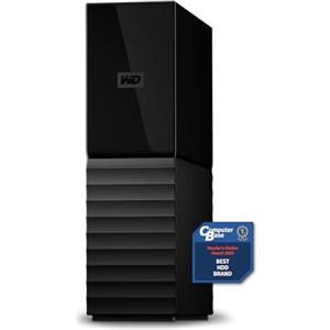 WD 16TB My Book Hard Disk Esterno per Desktop, USB 3.2 Gen 1, exFAT, SuperSpeed USB-A, Protezion con password, Software per la gestion e il backup, Formatto per Windows and MacOS, Nero