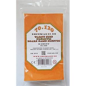 docsmagic.de 50 Premium Tarot Size Board Game Sleeves - 72 x 122 - Oversize - 70 x 120