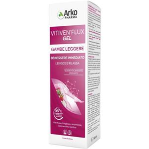 Arkopharm Vitiven Flux Gel 150 ml - Gel per Gambe Leggere, Lenitivo e Rilassante con Effetto Immediato
