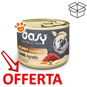 Oasy Dog Grain Free Puppy Small-Mini Agnello - Lattina Da 200 Gr - CONFEZIONE RISPARMIO