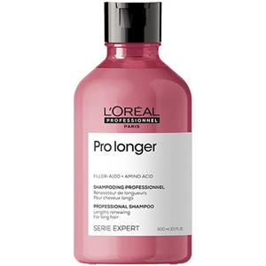 L'Oréal Professionnel Pro Longer Shampoo 300 ml - Rinnovatore di lunghezze per capelli lunghi e assottigliati con Filler A-100