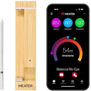 MEATER Pro / 2 Plus: il termometro intelligente per carne di nuova generazione, resistente al calore fino a 550 °C, ad alta portata, 100% impermeabile, tecnologia multi-sensore, per cucina e