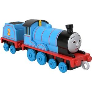 Thomas & Friends Il Trenino Thomas - Edward, locomotiva a spinta con vagone merci, trenino die-cast in metallo ispirato al personaggio della serie Grandi Avventure Insieme, 3+ anni, HTN29