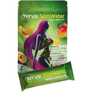 Paladin Pharma Drenax Forte Slim Water Mango e Frutto della Passione - Integratore Drenante in 24 Bustine Effervescenti