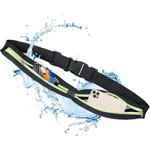 AiQInu Fascia Porta Cellulare Running, Marsupio Donna Uomo, Marsupio Corsa per Jogging, Viaggi, Escursioni, Sport, Camminata, Outdoor - Verde