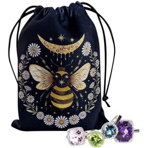 Generic Custodia per tarocchi in velluto - Borsa per carte dei tarocchi, custodia in velluto per carte dei tarocchi | Porta tarocchi e porta dadi con coulisse, piccola borsa porta carte dei tarocchi, custodia