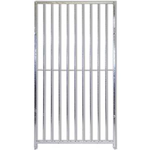 OGOMONDO Pannelli Zincati Zincatura a Caldo Anticorrosione Recinzioni Box Cani Animali Esterno da Giardino Canili Cantieri Depositi Facile Montaggio Componibile (Pannello Griglia Tubolare 100x180h)