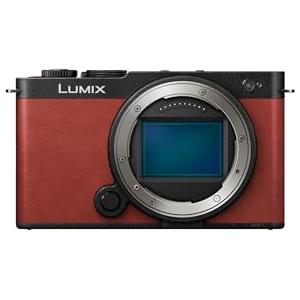 Panasonic Lumix DC-S9E-R Videocamera Mirrorless Full Frame Open Gate per Vlogging, 24,2 MP, Video 6K/4K, PDAF 779 Punti, Stabilizzazione dell'Immagine, Schermo Angolo Libero, WiFi 5Ghz, Rosso Cremisi