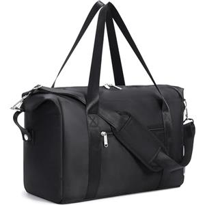 Narwey Bagaglio a Mano 40x20x25 Ryanair, Sottosella Pieghevole Borsone da Viaggio,Valigia Bagaglioa Mano per Uomo Donna, Borsa da Viaggio Zaino Ryanair Borsone Palestra (Nero)