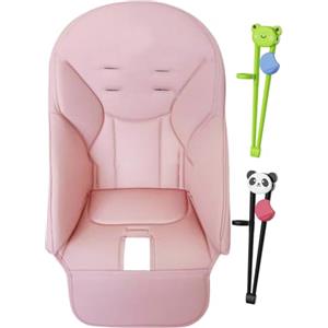 Generic Cuscino Seggiolone Per Bambini - Morbido Cuscino In Pelle PU Per Seggiolone Da Pranzo, Cuscino Di Supporto Per Bambini Piccoli | Cuscino Lavabile Antiscivolo Per Seggiolone Pappa, Imbottitura Conforte