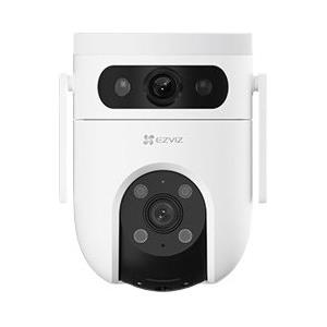 EZVIZ H9c Dual 2K - Telecamera di Sicurezza IP Esterno con Doppio Obiettivo, Risoluzione 2304 x 1296 Pixel, Visione Notturna a Colori, Sensore PIR, Audio Bidirezionale e Controllo Vocale