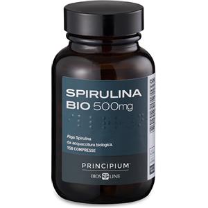 Bios Line Principium Spirulina Bio - Integratore Alimentare 100% Spirulina da Acquacoltura Biologica, 150 Compresse Ricostituenti