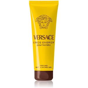 Versace Eros Energy Gel Doccia 250ml - Fragranza Agrumata-Legnosa per Uomo Sicuro di Sé